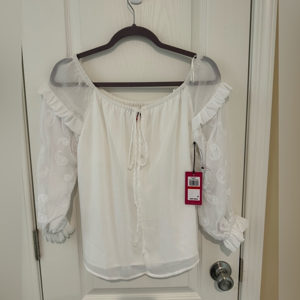 Vince Camuto Soulder/Off Shoulder Blouse